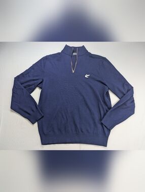 Polo Golf Ralph Lauren 1/4 Zip Merino Sweater Size M Caves Valley Golf Course MD
